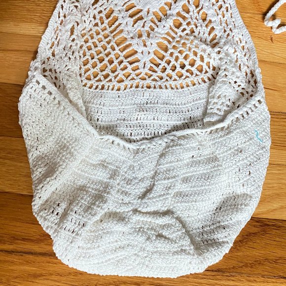 Crochet Knitted One Piece Swimsuit Size Medium - Picture 16 of 16